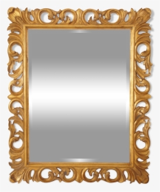 Large Beveled Mirror Gold Gilt Frame 135x164cm   Src - Mirror, HD Png Download, Transparent PNG